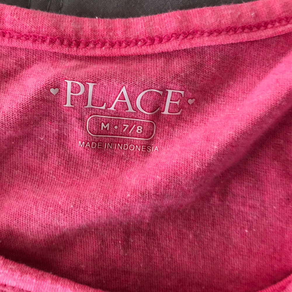 🌻Children’s place neon pink summer tank top - Picture 5 of 5